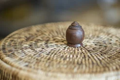 Flamant Togo, Afvalbak, Met Deksel, Riet