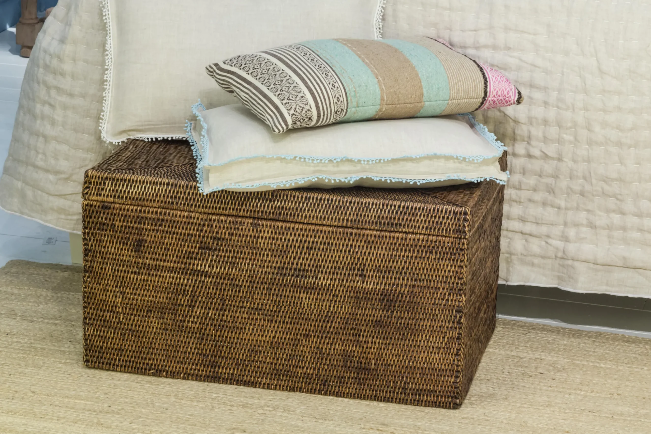 Flamant Togo, Mand, Met Deksel, Riet