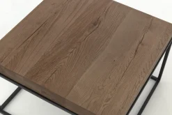 Flamant Urban, Bijzettafel, Eiken En Metaal, Lichtbruin