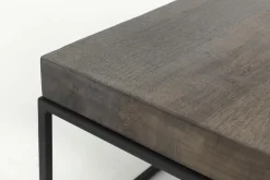 Flamant Urban, Salontafel, Eiken En Metaal, Donkerbruin