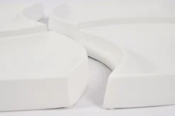 Flamant Yuni, Kom, Keramiek, Wit, Set Van 4