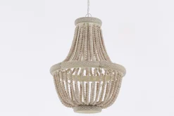 Flamant Zofia, Hanglamp, Ijzer En Houten Kralen