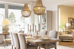 Flamant Zofia, Hanglamp, Ijzer En Houten Kralen