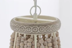 Flamant Zofia, Hanglamp, Ijzer En Houten Kralen