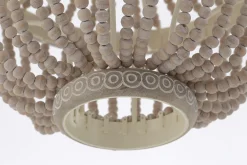 Flamant Zofia, Hanglamp, Ijzer En Houten Kralen