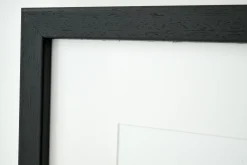 Flamant Zwart-Gouden Splash, Kunst Aan De Muur, Model 3